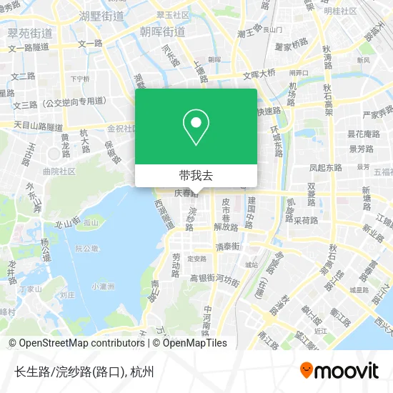 长生路/浣纱路(路口)地图