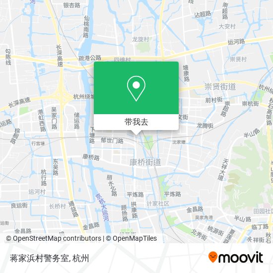 蒋家浜村警务室地图