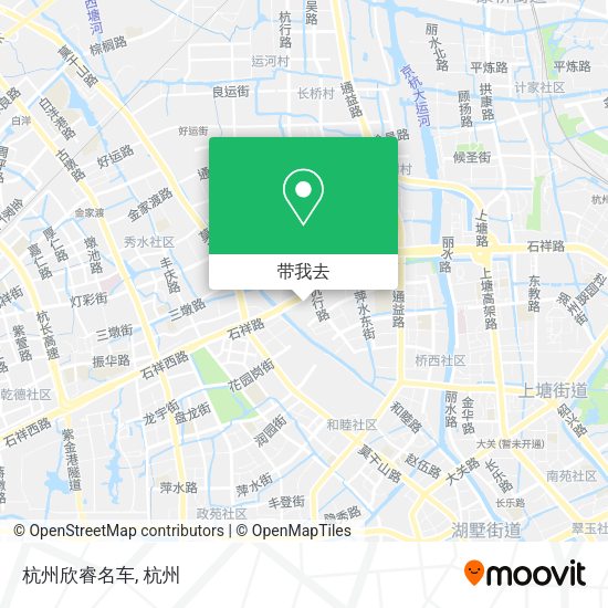 杭州欣睿名车地图