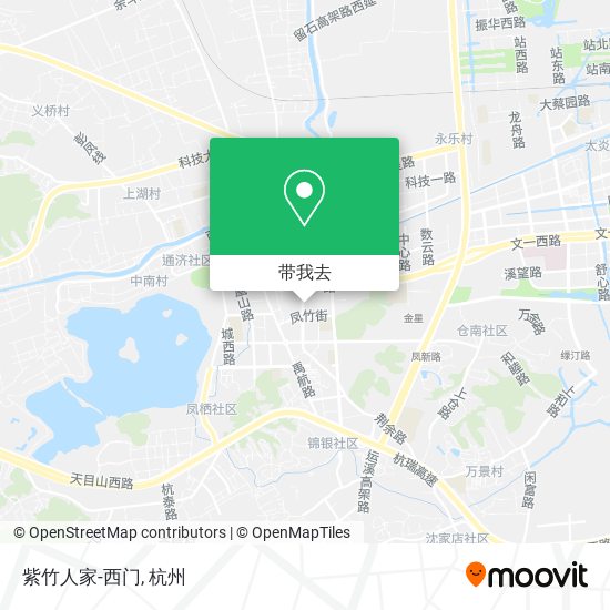 紫竹人家-西门地图