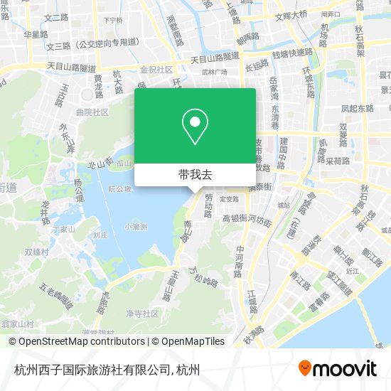 杭州西子国际旅游社有限公司地图