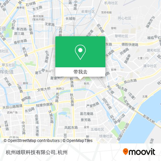 杭州雄联科技有限公司地图