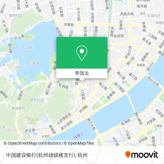 中国建设银行(杭州雄镇楼支行)地图