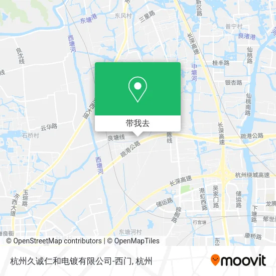 杭州久诚仁和电镀有限公司-西门地图