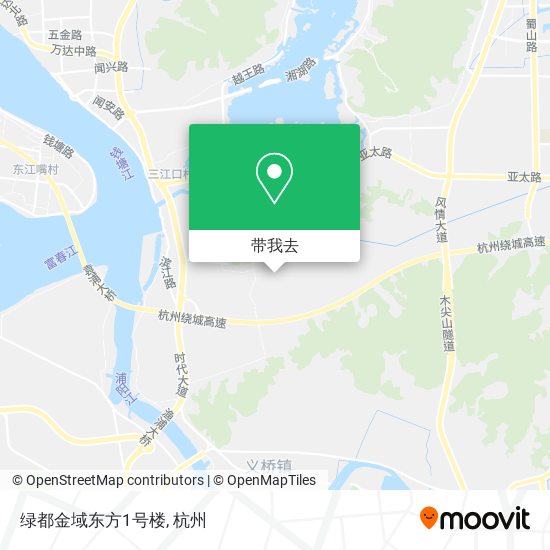 绿都金域东方1号楼地图