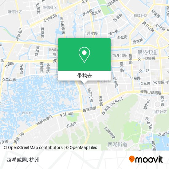 西溪诚园地图