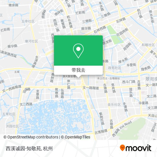 西溪诚园-知敬苑地图
