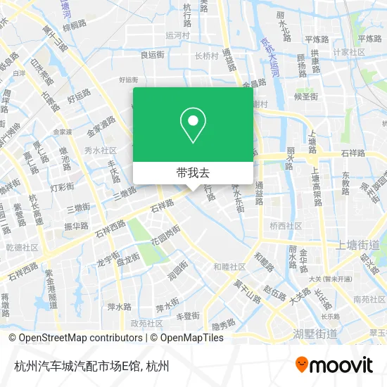 杭州汽车城汽配市场E馆地图