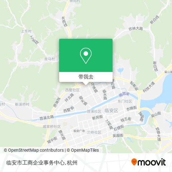 临安市工商企业事务中心地图