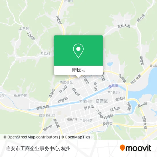 临安市工商企业事务中心地图