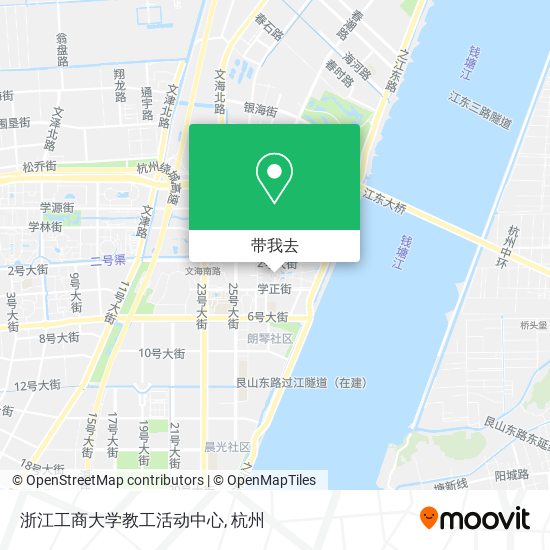 浙江工商大学教工活动中心地图
