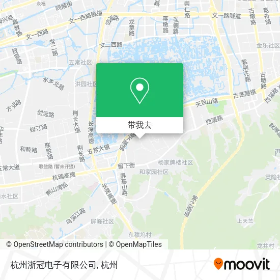 杭州浙冠电子有限公司地图