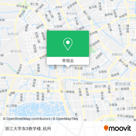 浙江大学东3教学楼地图