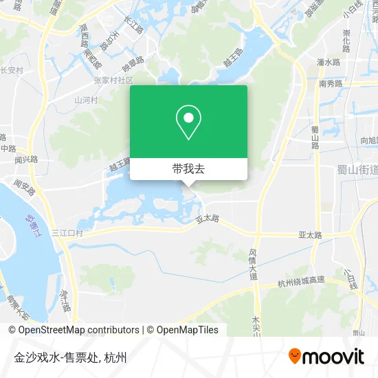 金沙戏水-售票处地图