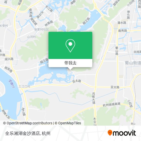 全乐湘湖金沙酒店地图