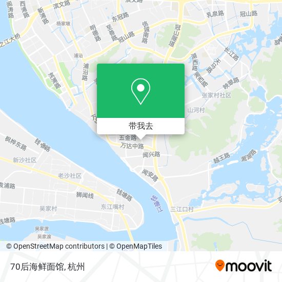 70后海鲜面馆地图