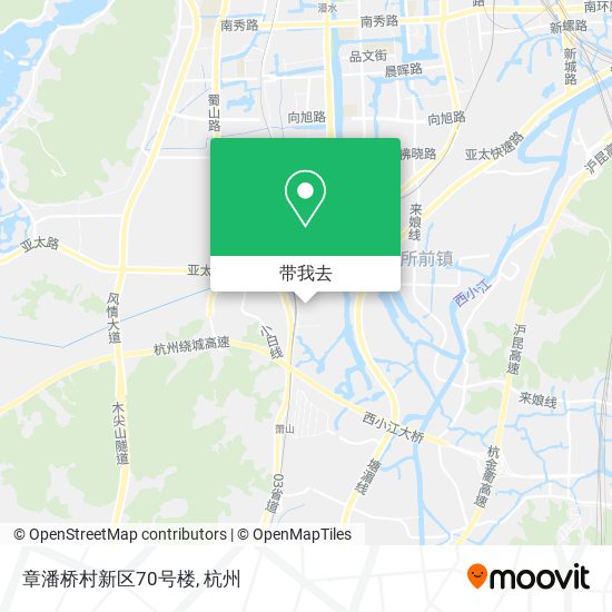 章潘桥村新区70号楼地图