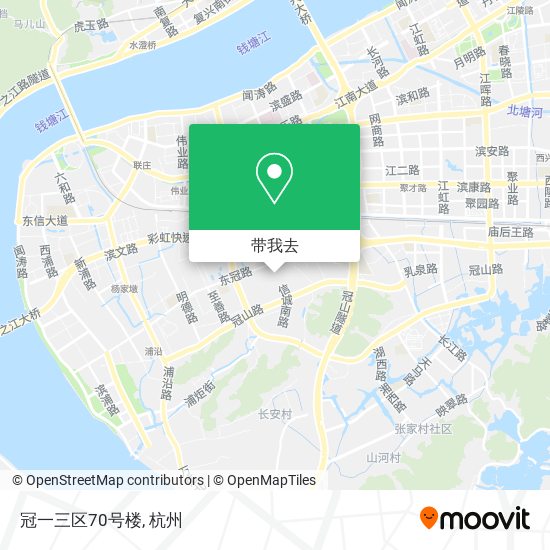 冠一三区70号楼地图