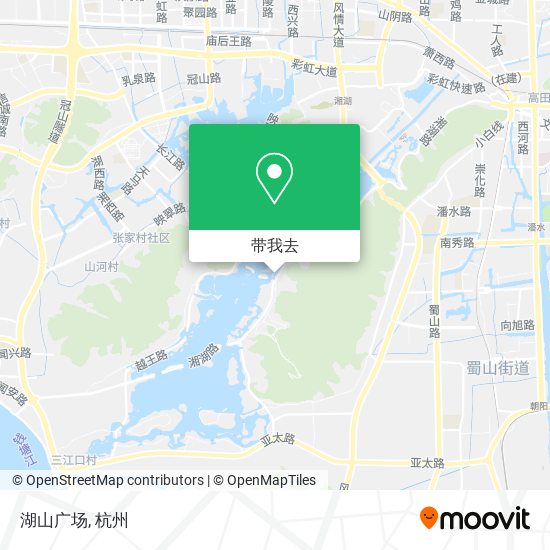 湖山广场地图