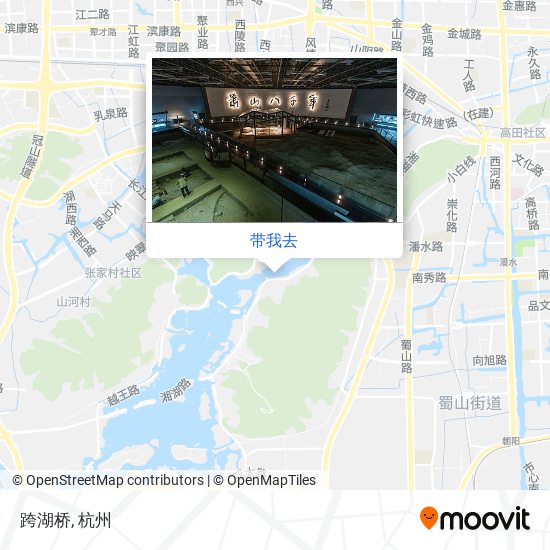 跨湖桥地图