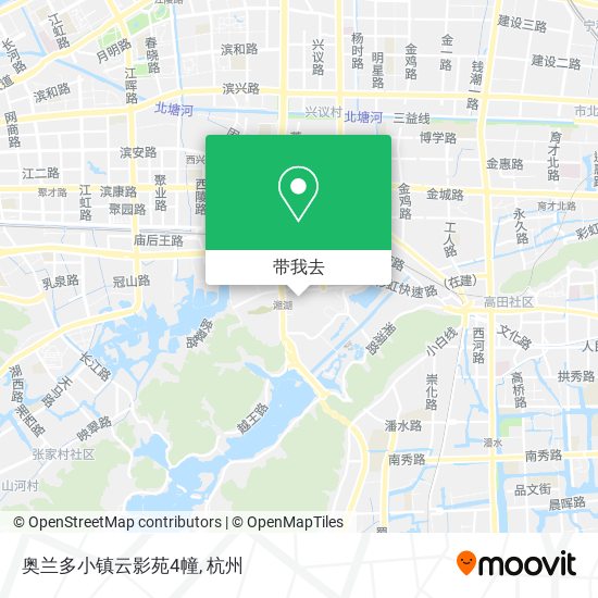 奥兰多小镇云影苑4幢地图