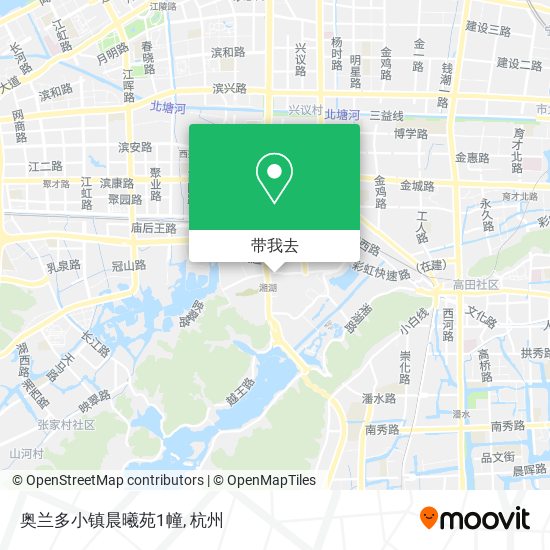奥兰多小镇晨曦苑1幢地图
