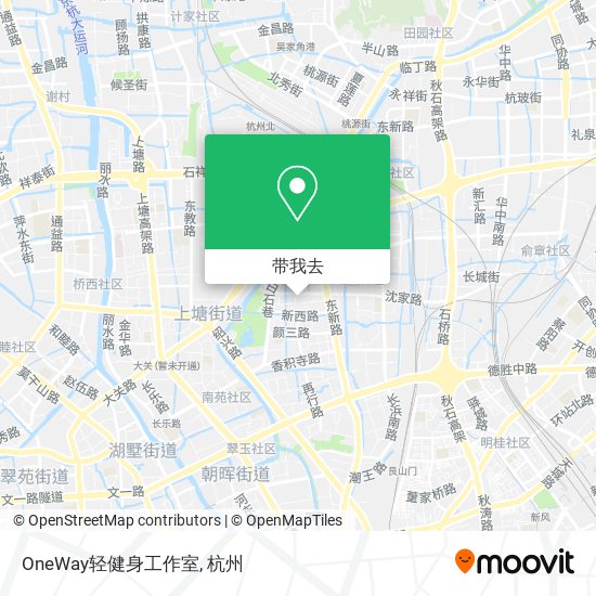 OneWay轻健身工作室地图