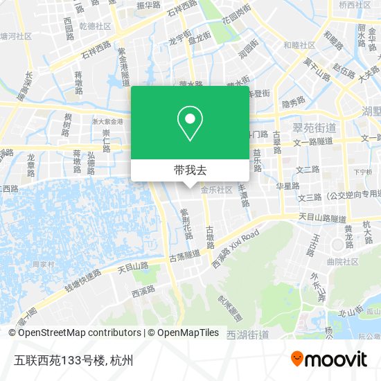 五联西苑133号楼地图