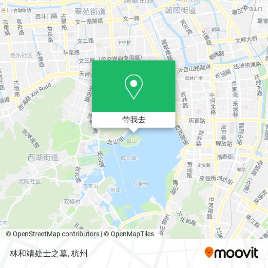 林和靖处士之墓地图
