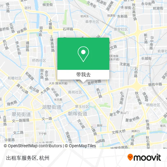 出租车服务区地图