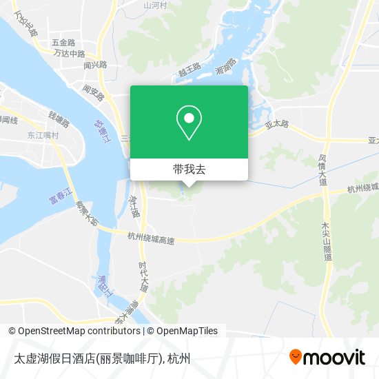 太虚湖假日酒店(丽景咖啡厅)地图