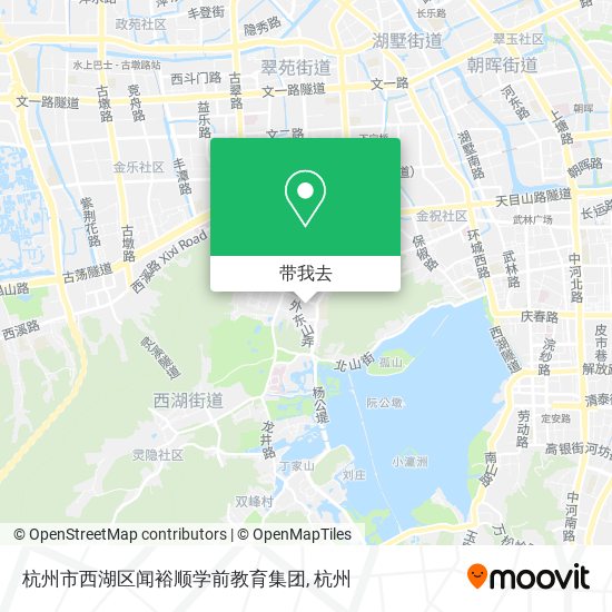 杭州市西湖区闻裕顺学前教育集团地图