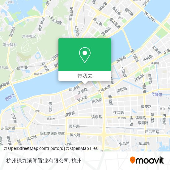 杭州绿九滨闻置业有限公司地图