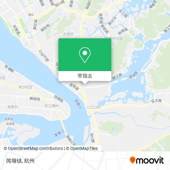 闻堰镇地图