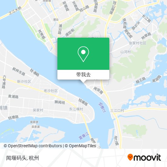 闻堰码头地图