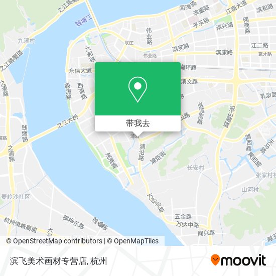 滨飞美术画材专营店地图