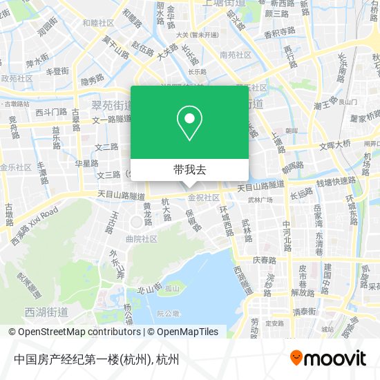 中国房产经纪第一楼(杭州)地图