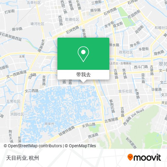 天目药业地图