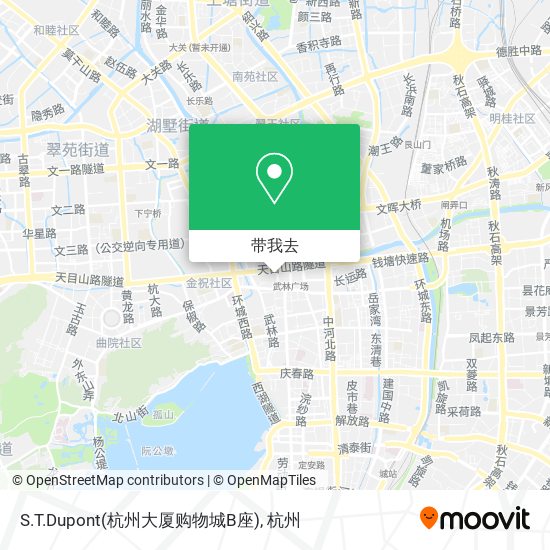 S.T.Dupont(杭州大厦购物城B座)地图