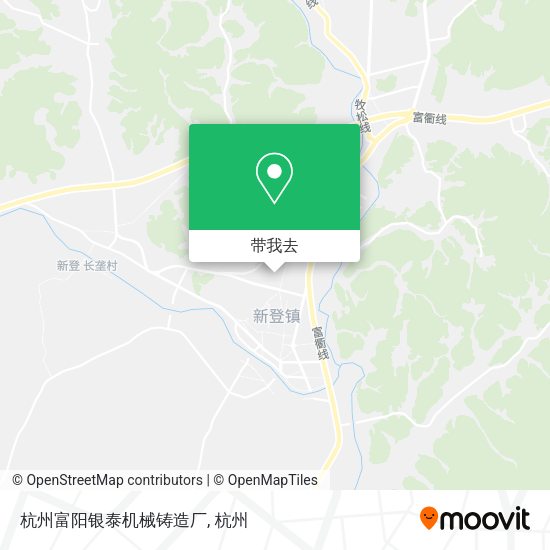 杭州富阳银泰机械铸造厂地图