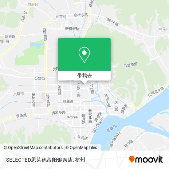 SELECTED思莱德富阳银泰店地图