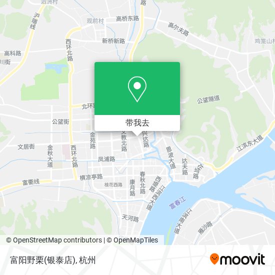富阳野栗(银泰店)地图