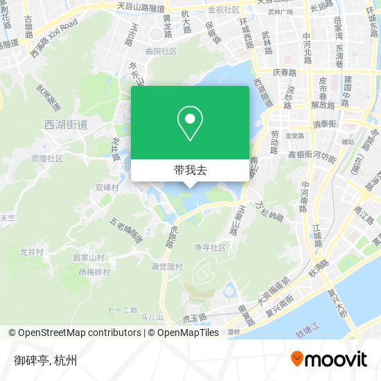 御碑亭地图