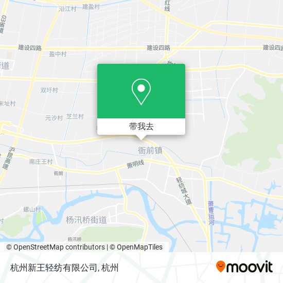 杭州新王轻纺有限公司地图