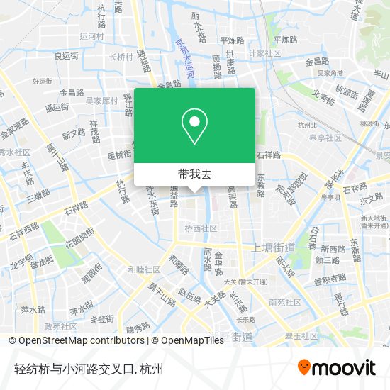 轻纺桥与小河路交叉口地图
