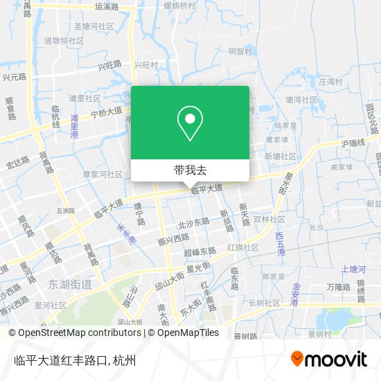 临平大道红丰路口地图