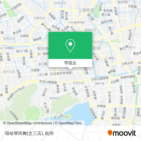 嘻哈帮街舞(文三店)地图