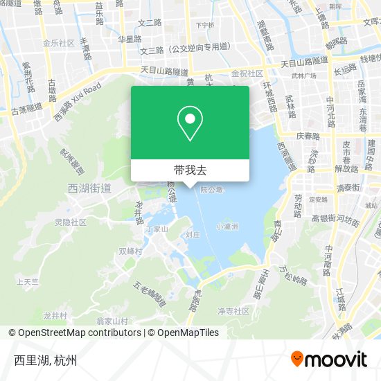 西里湖地图