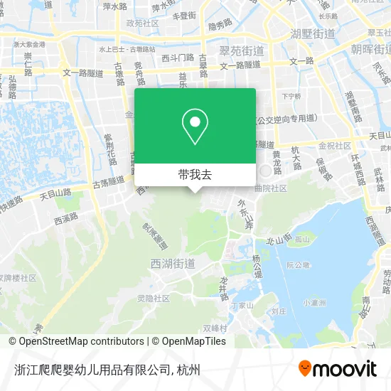 浙江爬爬婴幼儿用品有限公司地图
