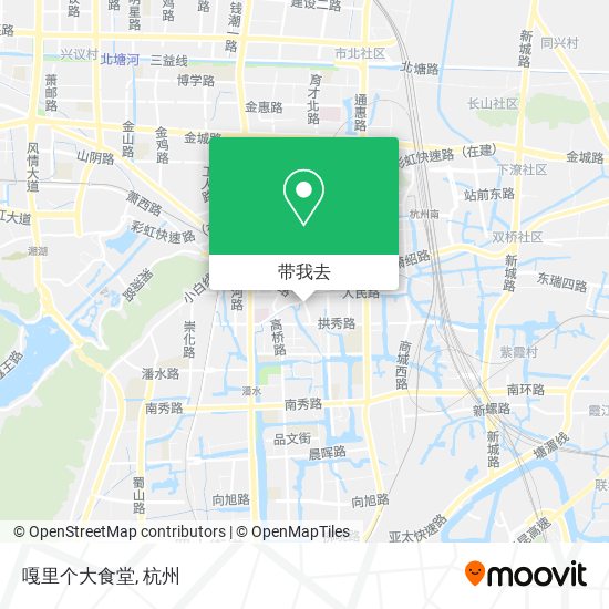 嘎里个大食堂地图